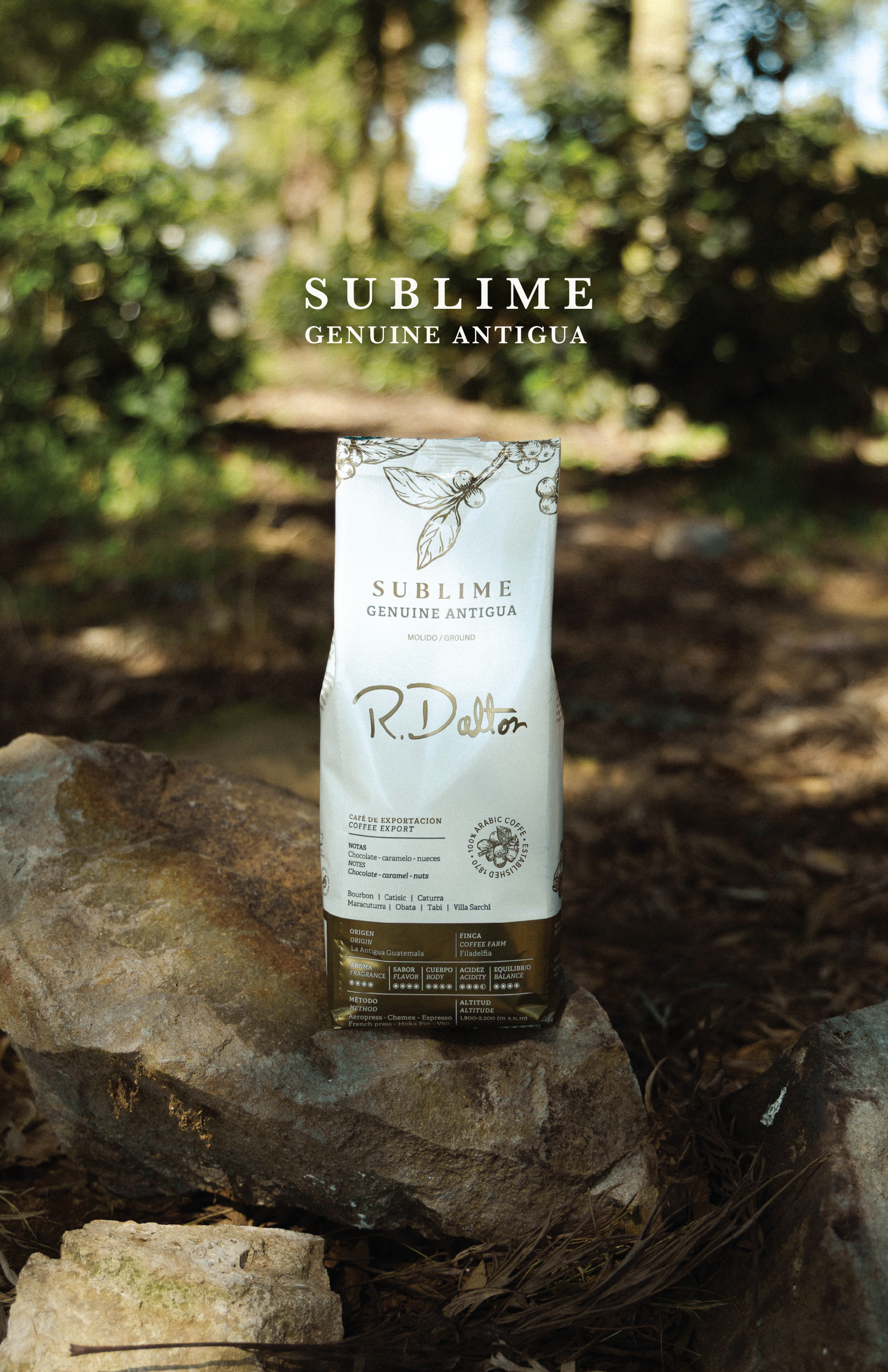 1) R. Dalton Coffee Sublime Genuine Antigua - 340g