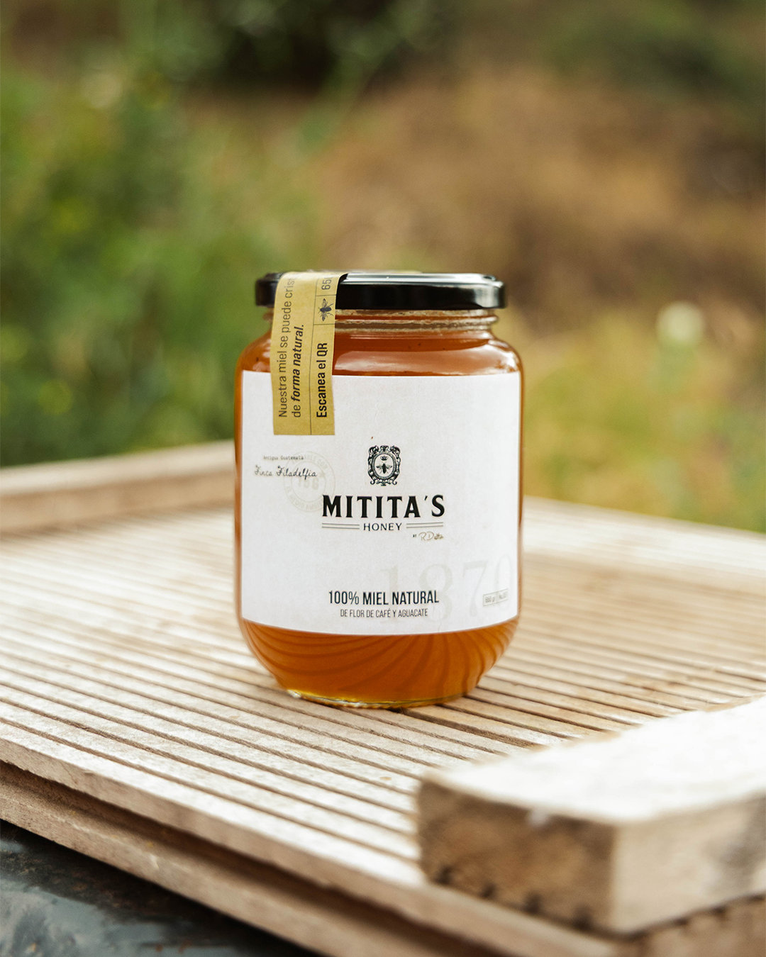 1) Miel 100% Natural 650 g – Flor de Café y Aguacate | Finca Filadelfia