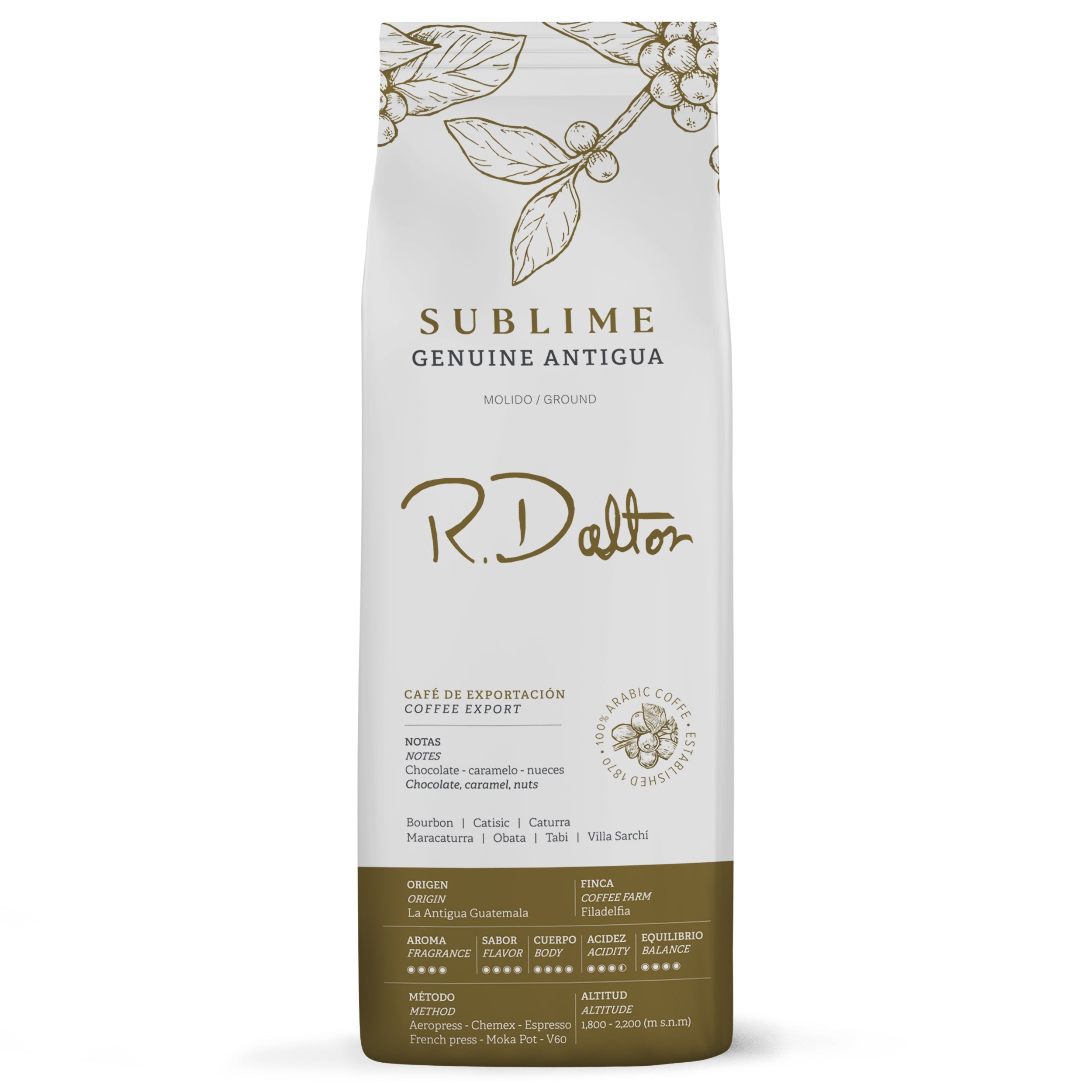 1) R. Dalton Coffee Sublime Genuine Antigua - 340g