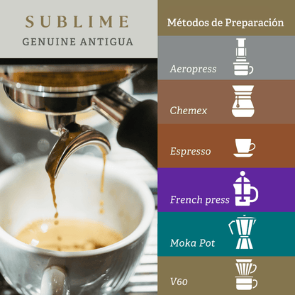 5) Sublime Genuine Antigua - 460g - Empaque Institucional