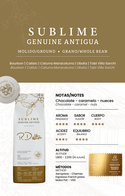 1) R. Dalton Coffee Sublime Genuine Antigua - 340g
